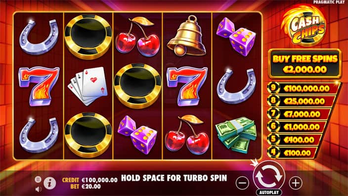 detailed review cash chips slot