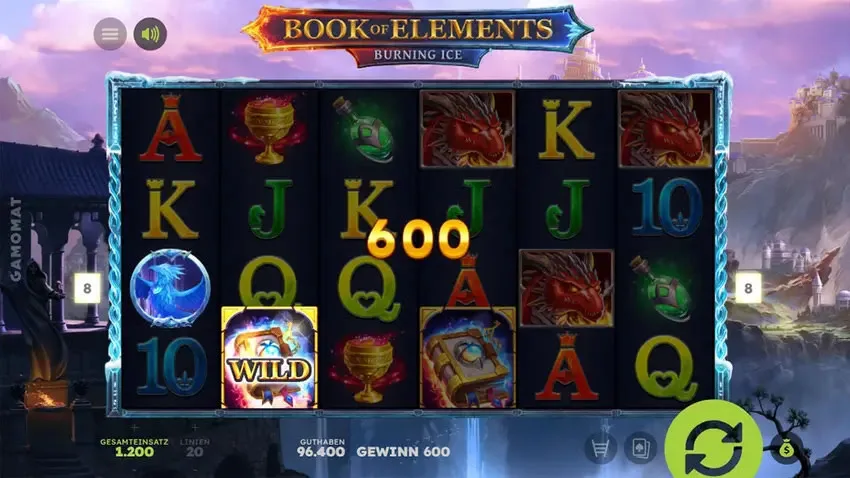 Gamomat Slot Book of Elements