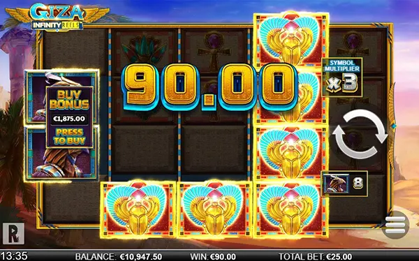 Giza Slot Gameplay